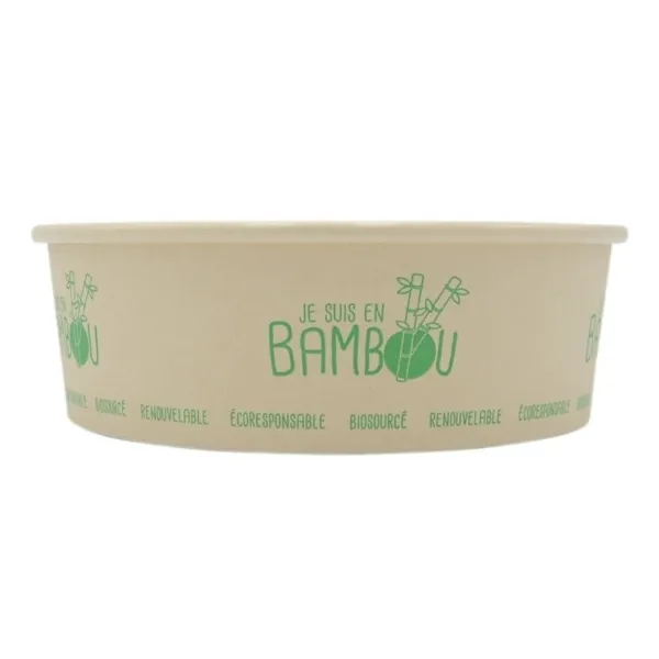 Skleda za solato iz bambusa - 750 ml - Paket 50