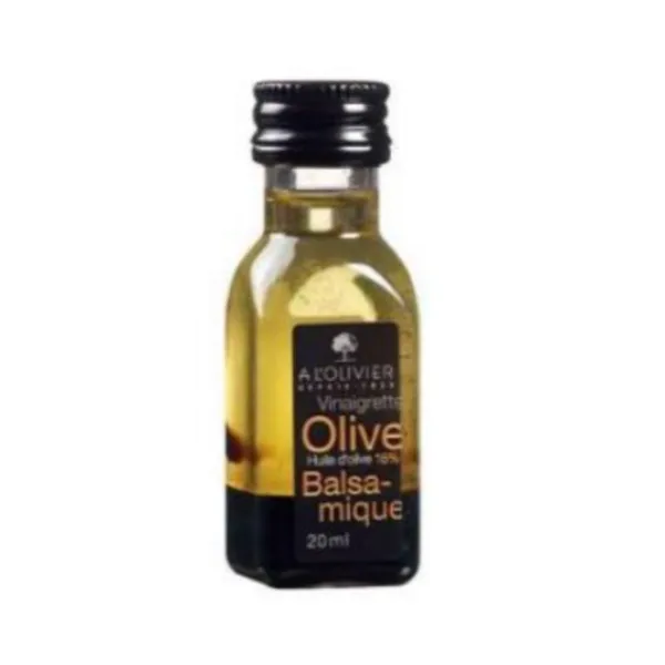 Vinaigrette à l'Huile d'Olive et au Vinaigre Balsamique - 20 ml - Lot de 50