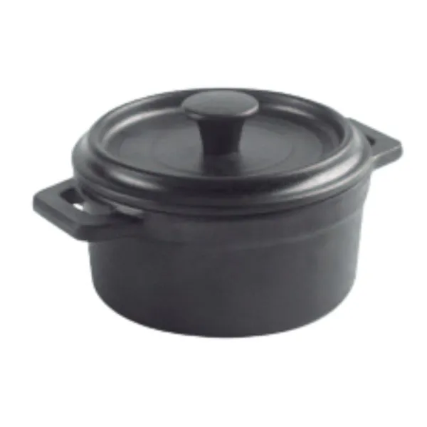 Mini-Cocotte iz melamina s pokrovom - Ø 14 cm - 640 ml