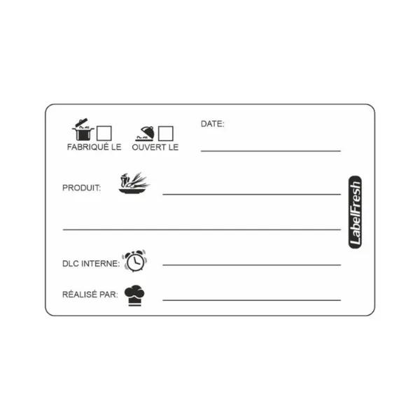 Etiketa sledljivosti Label Fresh Rok uporabe - 70 x 45 mm - Paket 300