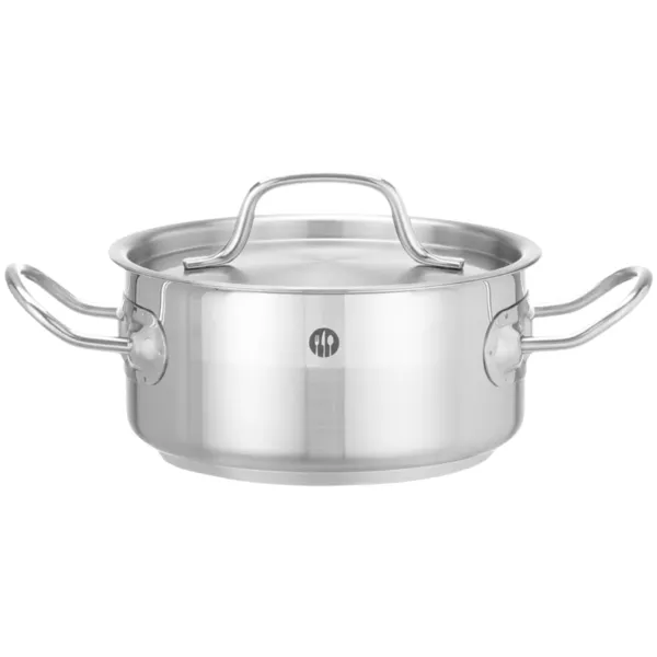 Široki Lonec s Pokrovom Profi Line - ø 32 cm - 12 L